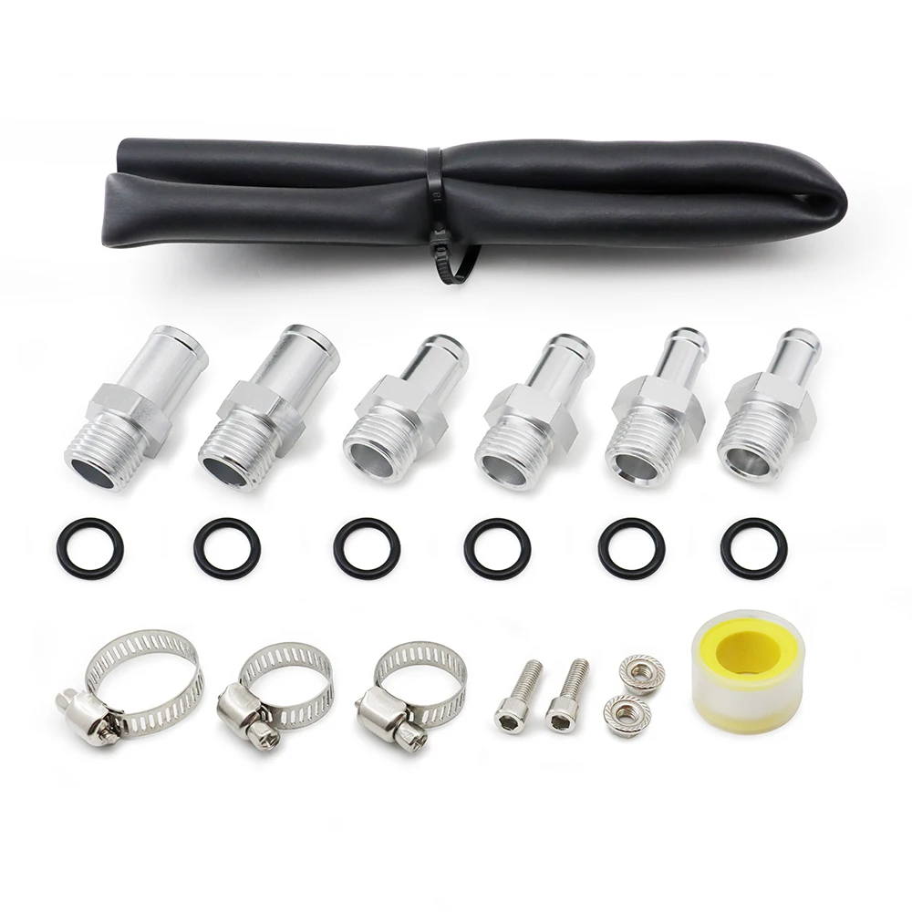 Universal verblüffter Aluminium-Ölfang behälter Kraftstoff auffang behälter mit Luftfilter rot schwarz blau silber lila Ölfangdose Kit – Detail 15