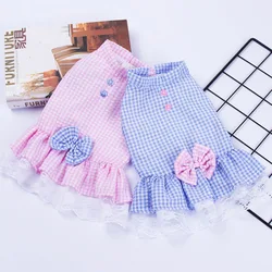 Summer Princess Pet Dress For Dogs Little Small Puppies Animal Cat Tutu Wedding Party Skirt Clothes For Chihuahua Yorks