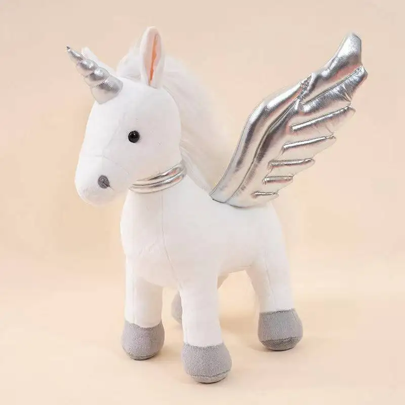 

Последняя милая кукла-единорог Пегас, кавайная мягкая плюшевая игрушка, кукла с героями мультфильмов, аниме, милый детский подарок на день рождения, кукла на Рождество