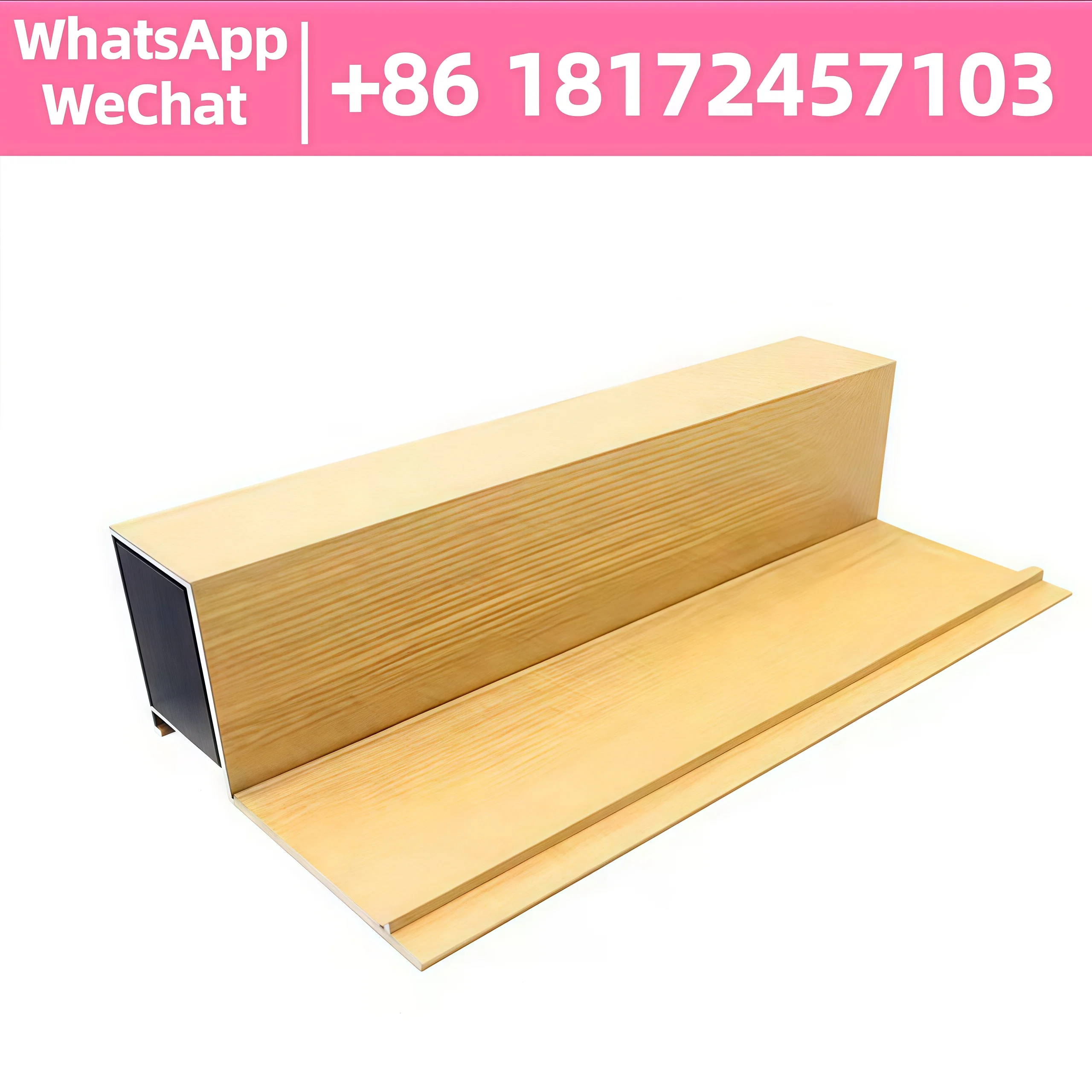 

3D decorative metal wavy board wood grain Great Wall board aluminum wall panel customization