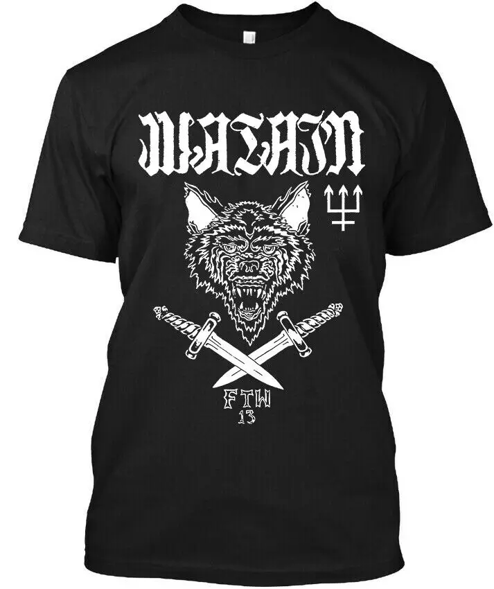 NEW! POPULAR! Watain Swedish Music Vintage Retro Classic Art Logo T-Shirt S-4XL