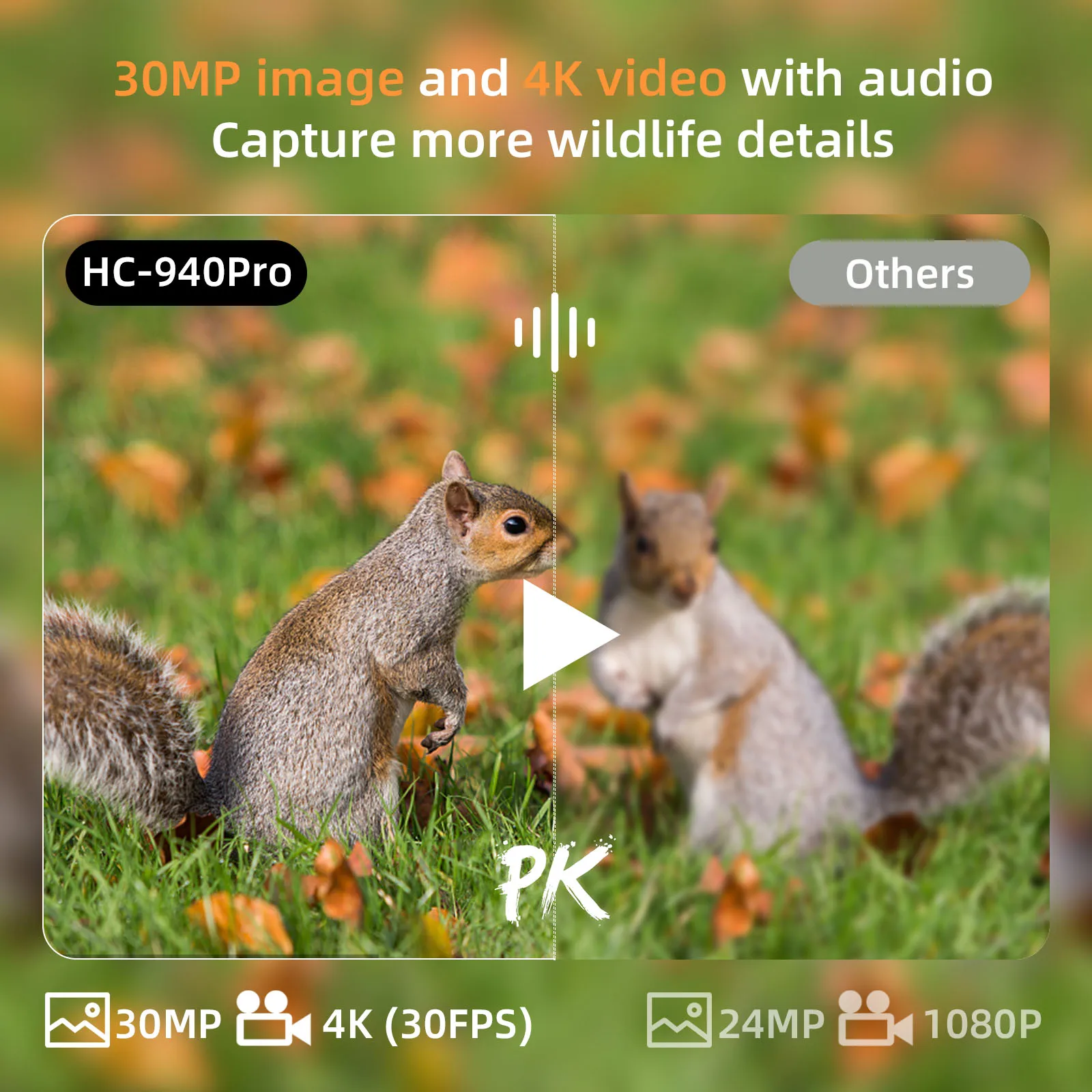 4G-Jagdkamera 4K 120MP mit APP-Steuerung, Nachtsicht, Wildtierbeobachtung, 8000MA Lithium-Batterie – Detail 8