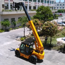 Yg-伸縮式handler telehandler、リフト高さ、フォークリフト油圧、オフロード、4x4、すべてのコントラスト、ディーゼルエンジンローダー、8 m