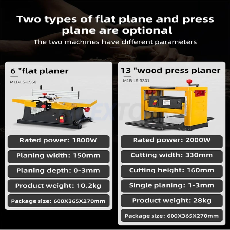 家庭用の自動木工プレス,小型の電気多機能プレーナー