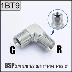 High Pressure Fittings Hydraulic Joint Carbon Steel British Elbow Reducer  BSP 1/8