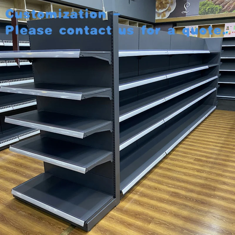 

custom.Detachable Supermarket Shelf Single/Double Retail Hanging Basket Shelf Display Rack With 3D Design