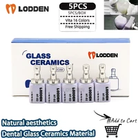 Bloques de cerámica de vidrio para laboratorio Dental LODDEN C14, HT/LT/MT, Material de dientes de disilicato de litio, sistema CAD CAM Cerec, carillas de corona Dental