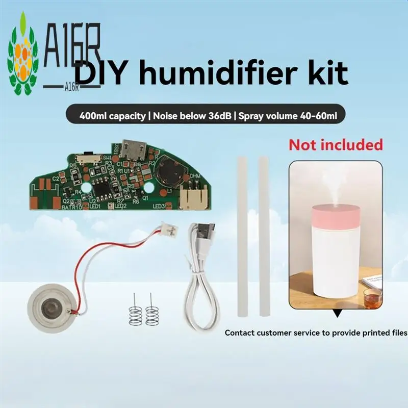 

A16R-DIY Humidifier Kit Spray Module Atomizer Driver Board For 3D Printing DIY Humidifier Without Shell