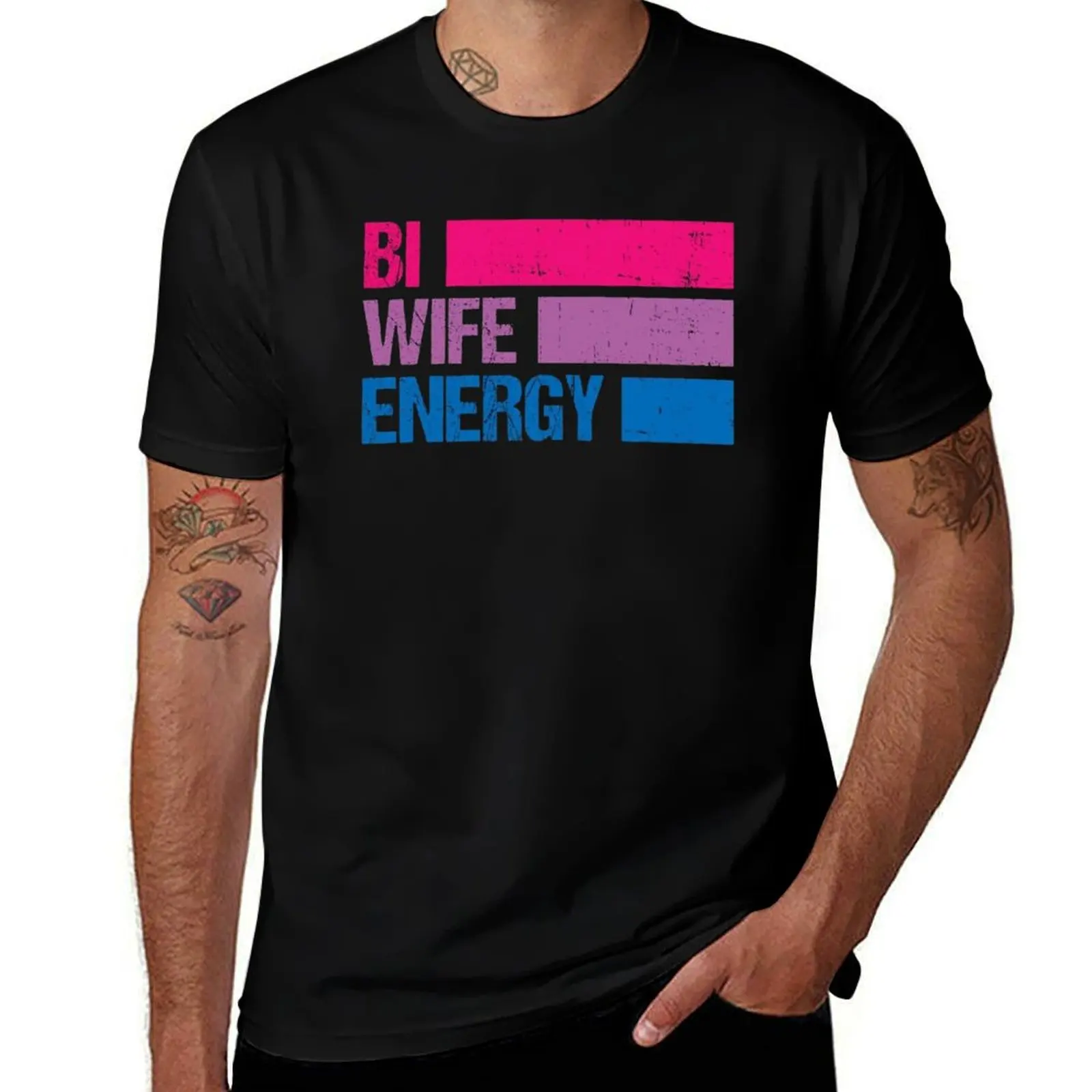 

Bi wife energy quotes T-Shirt sublime cute tops essential t shirt t shirts for men pack