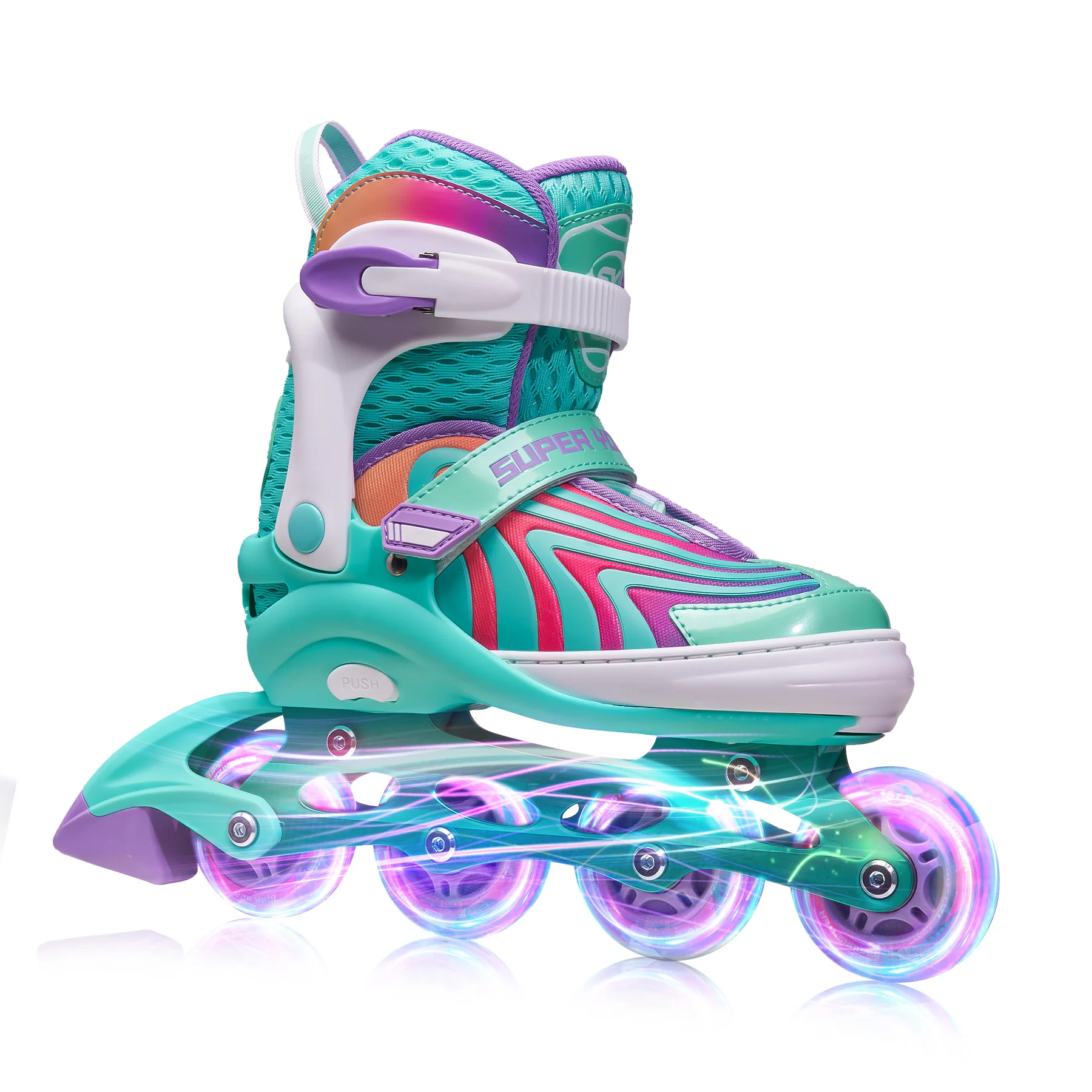 

Professional Affordable in Stock 4 Wheel Size Adjustable Outdoor Roller Skates Inline Skate Shoes