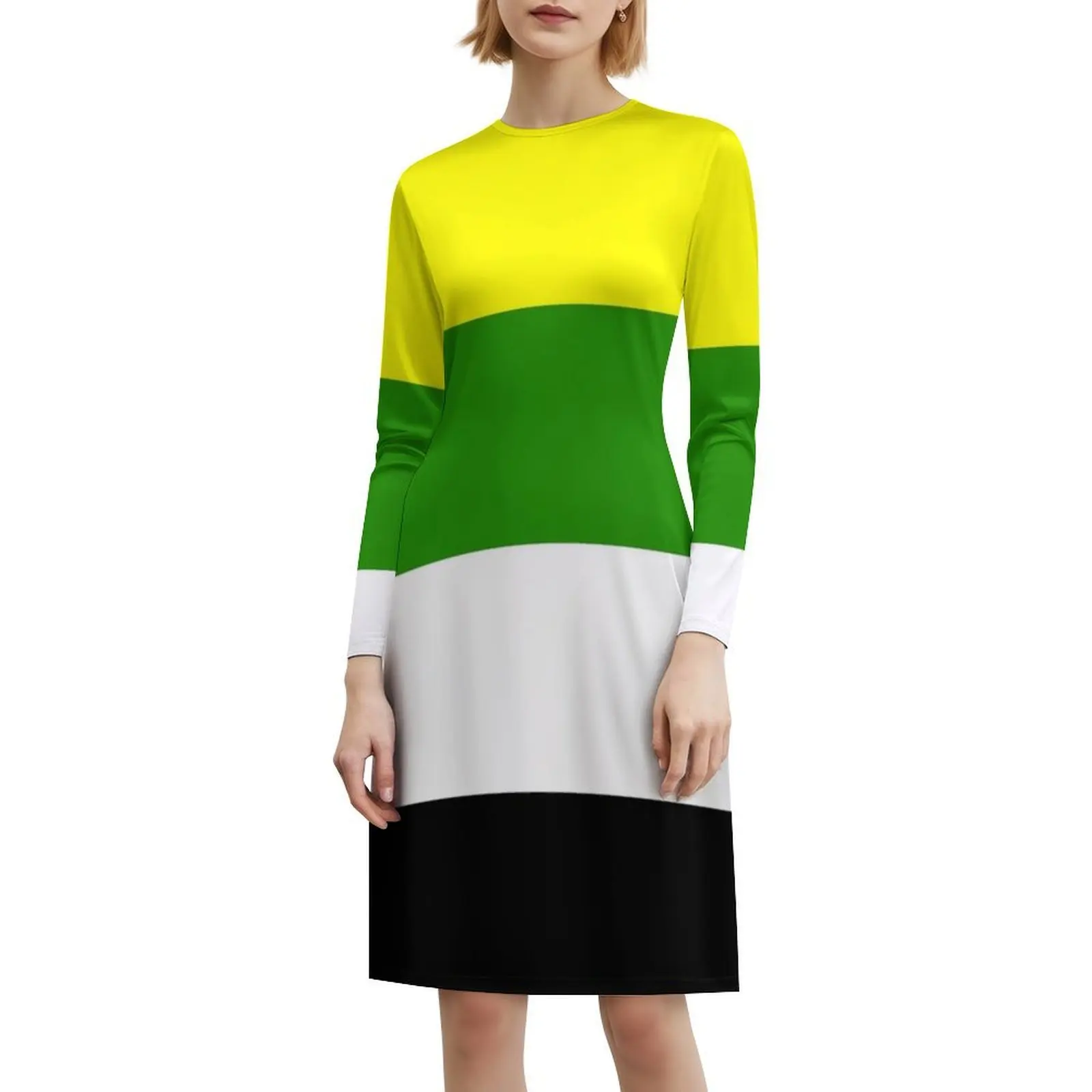 Skoliosessuale Bandiera dell'orgoglio Abito da festa streetwear da donna Stampa alla moda Abbigliamento da club per donna Bandiera dell'orgoglio Skoliosessuale