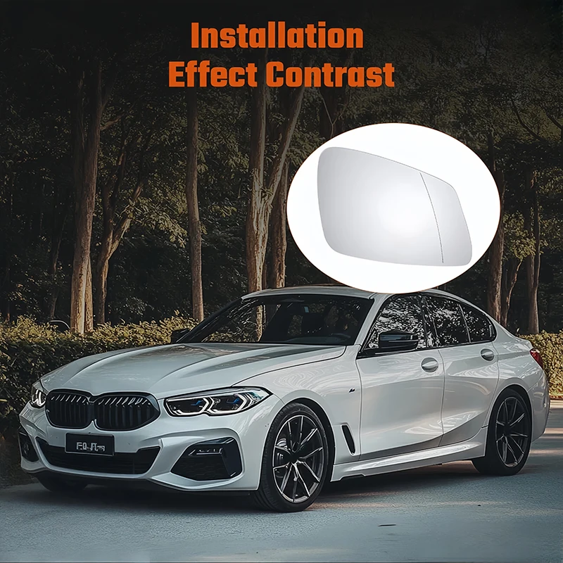 

Left Right Side Wing Mirror Glass Convex Heated Wide Angle Rearview Back Plate For Bmw 1 2 3 4 Series F20 F22 F30 F32 F80 Parts