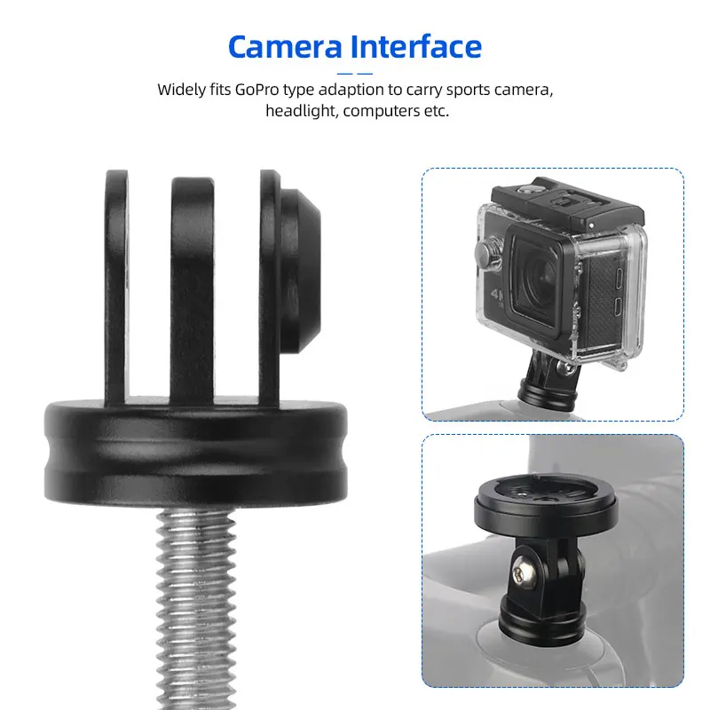 Bicycle Headlight Computer Fork Stem Top Cap Extension Stand Fits Gopro Sports Camera DJI Insta 360 MTB Road Bike Headset Parts image 3