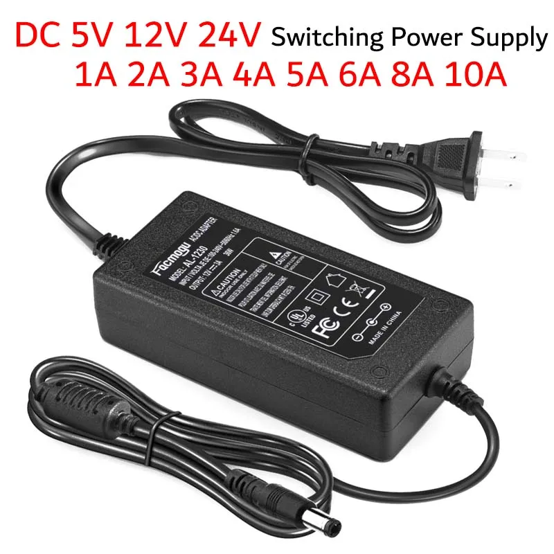 

Lighting Transformer AC 110V~220V To DC 5V 12V 24V Switching Power Supply 1A 2A 3A 4A 5A 6A 8A 10A Power Adapter For Led Light