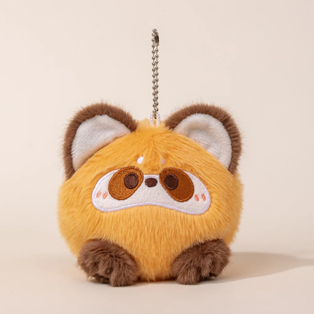 Boneca de pelúcia urso de manteiga animal brinquedo de pelúcia chaveiro panda animal de pelúcia boneca pingente bonito dos desenhos animados filhote de cachorro de pelúcia chaveiro crianças brinquedo
