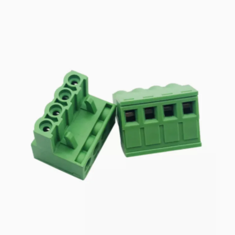 

New plug-in connector 2EDGK-5.08mm pitch PCB copper flame retardant terminal Green connector 2P/3P/4P/-24P