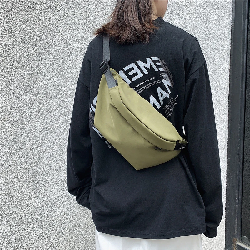 Fotografia 4: Nova Bolsa de Peito Moderna 2026 para Homens e Mulheres, Pochete Multiuso da Moda, Bolsa Transversal de Grande Capacidade