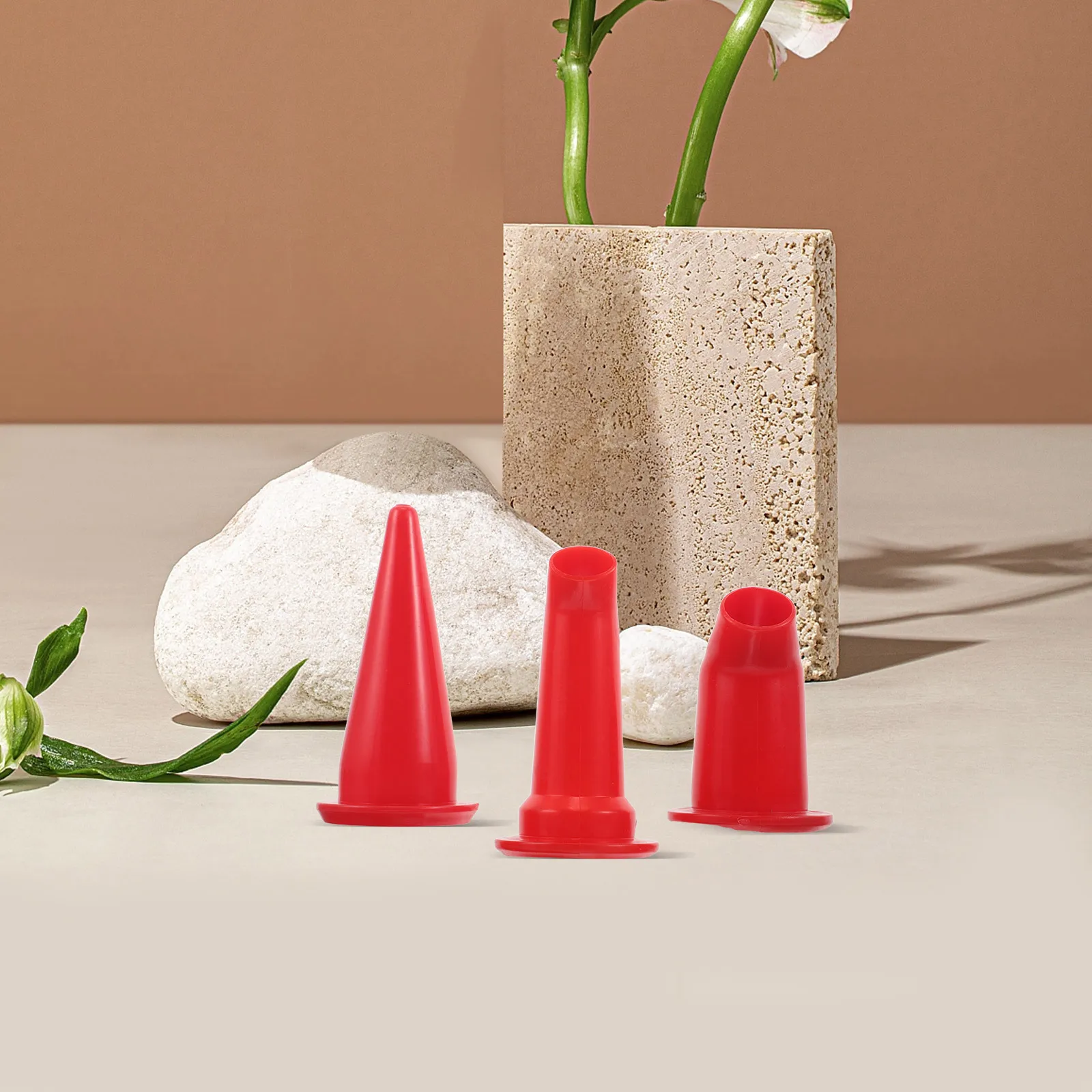 12 قطعة فوهات الغراء الزجاجي منقار البط البلاستيك السد فوهة مجموعة لتطبيق مانع التسرب العالمي السد نصائح استبدال أداة عدة #2