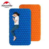 Naturehike-Lightweight Air Mattress, Moisture-proof, Nylon, TPU Inflatable Mattress, Camping Mat for 2 Person, Sleeping Pad