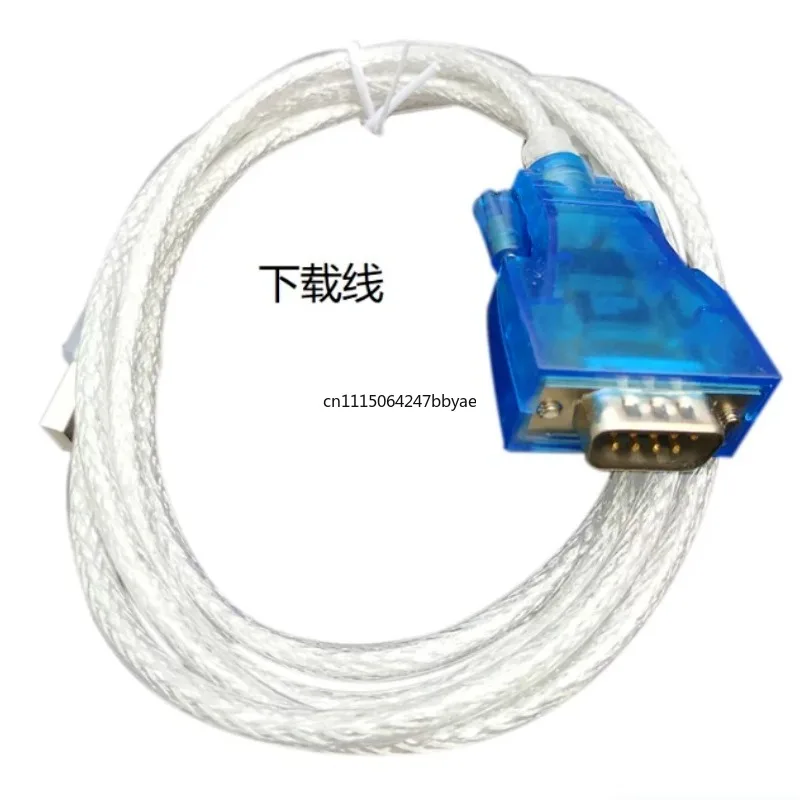 For FX2N PLC Industrial Control Board Download Cable USB to RS232 DB9 Communication Wire