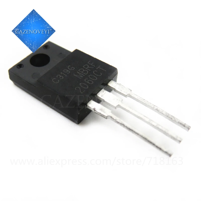 10pcs/lot MBRF2060CT MBRF2060 MBR2060 20A 60V  In Stock