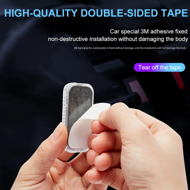 LED Touch Light Mini Wireless Car Interior Lighting Auto Roof Ceiling Reading Lamp for Door Foot Trunk Storage Box USB Charging image 3