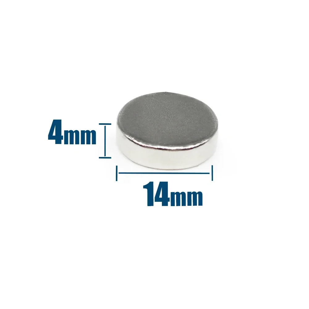 10/20/50PCS 14x4mm Circular Powerful Neodymium Magnets Super Strong N35 Fridge Magnet 14*4mm Magnetic Sheet Fishing Magnet