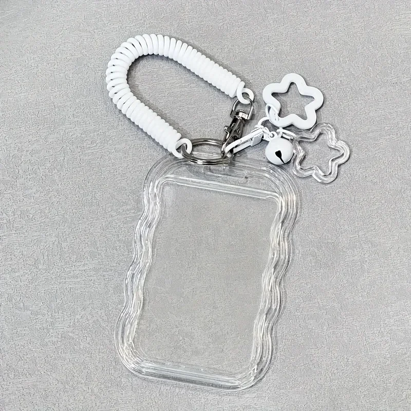 1 Stück Ausziehbarer Ausweishalter mit Schlüsselanhänger & Handschlaufe - Kartenhalter mit Sicherem Verriegelungsmechanismus, Diebstahlsicheres Design, Ideales Geschenk