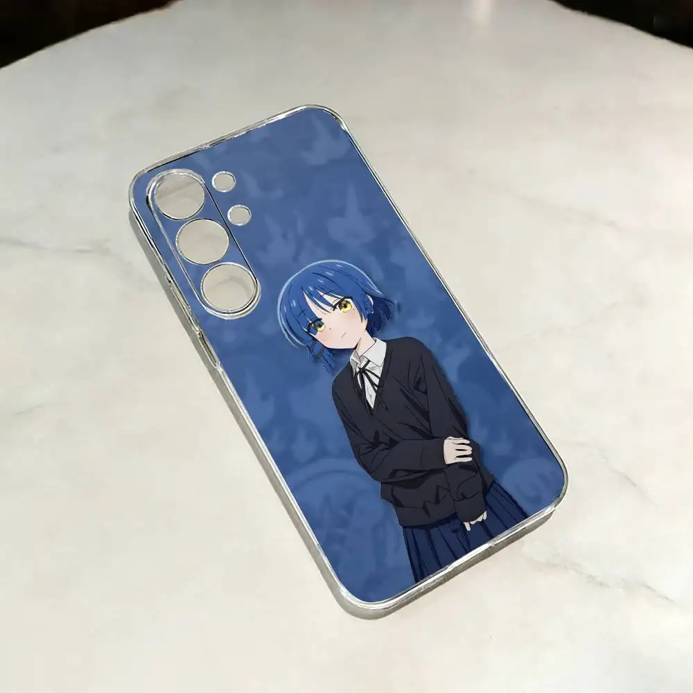 Cute Anime Girl Ryo Yamada Kawaii  Transparent Shockproof phone Case For Samsung S25,24,21,22,23,30,20,Ultra,Plus,Fe,Lite