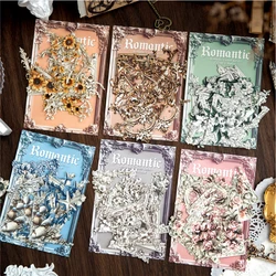 20 sheets Vintage Handbook Scrapbooking Junk Journal Stickers pack Collage Decor Edge Corner Hollowed Out Photo Frames Material