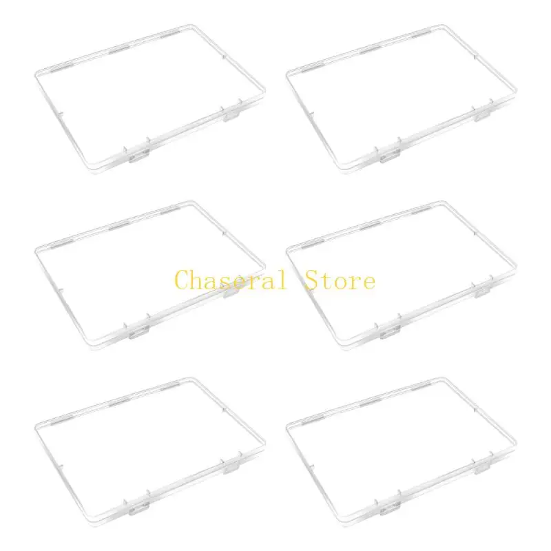 E7CE Breast Milk Freezer Trays 6 Pack Stackable Transparent Containers Efficient Freeze Milk Storage with Secure Closure