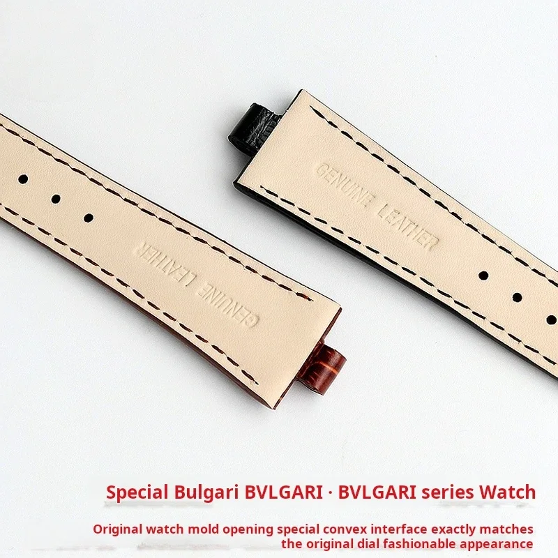 For BVLGARI watch strap BVLGARI DIAGONO 103383 103868 series
