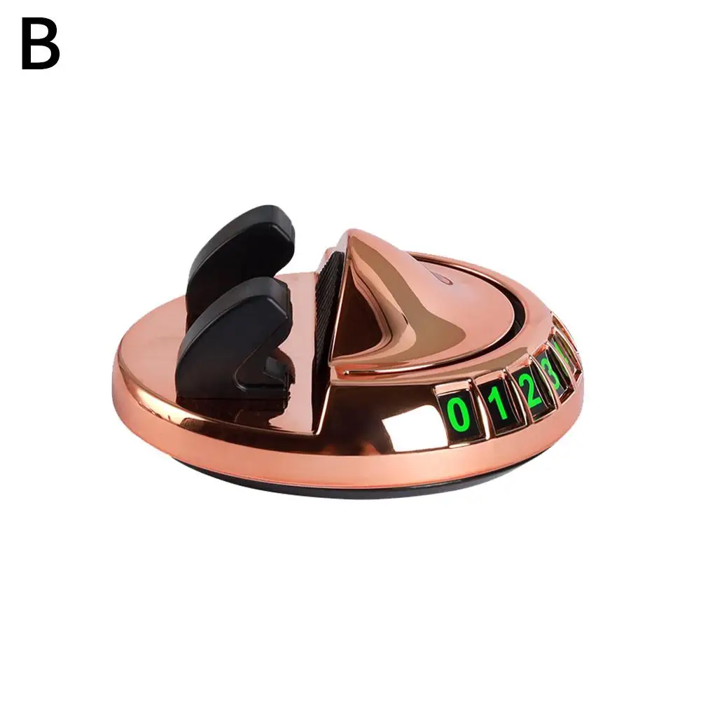 รถผู้ถือโทรศัพท์แดชบอร์ดผู้ถืออัตโนมัติโทรศัพท์ 360 องศามัลติฟังก์ชั่นหมุนที่จอดรถโทรศัพท์ Gadget หมายเลข F8P6