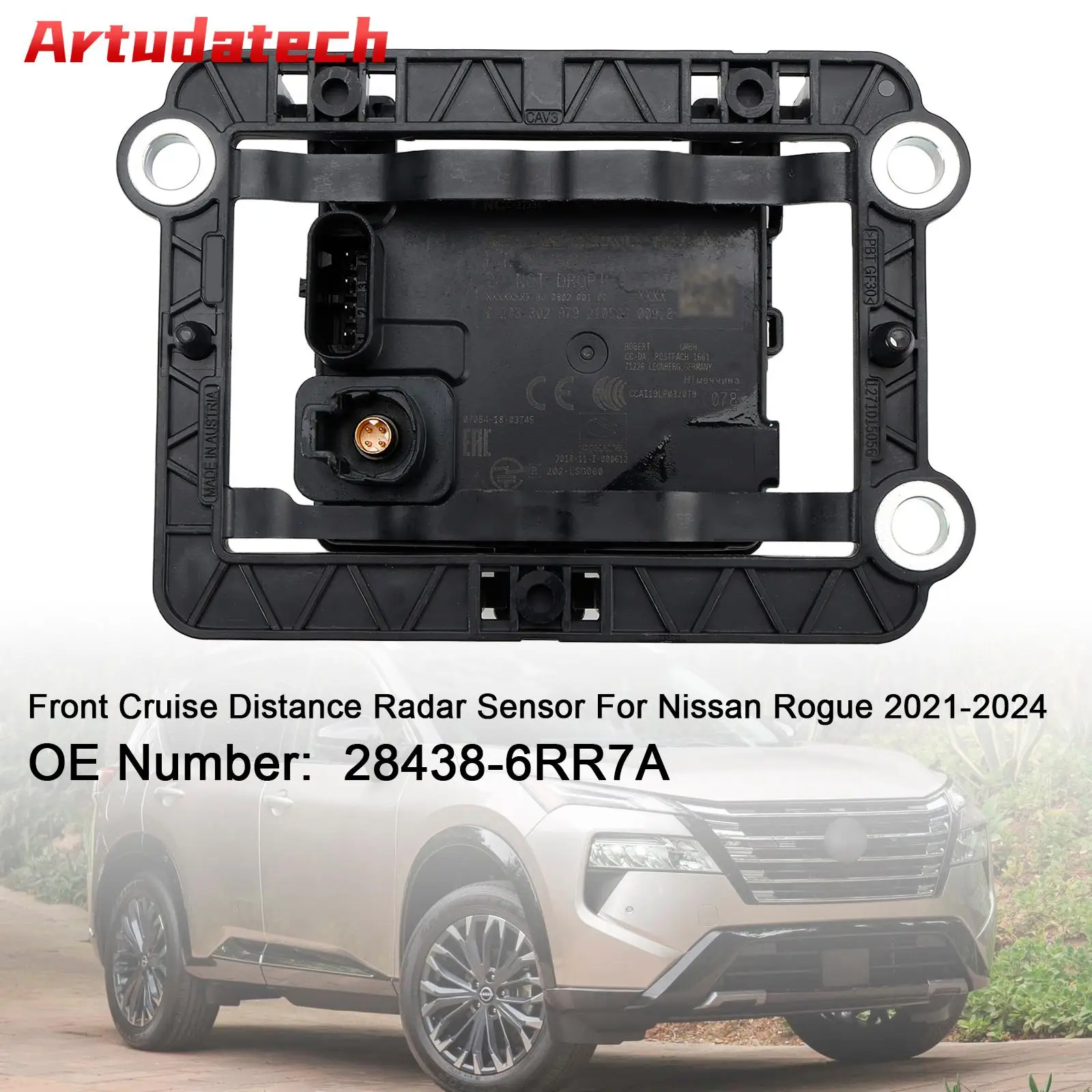 

Artudatech Front Cruise Distance Radar Sensor 28438-6RR7A For 2021-2024 Nissan Rogue