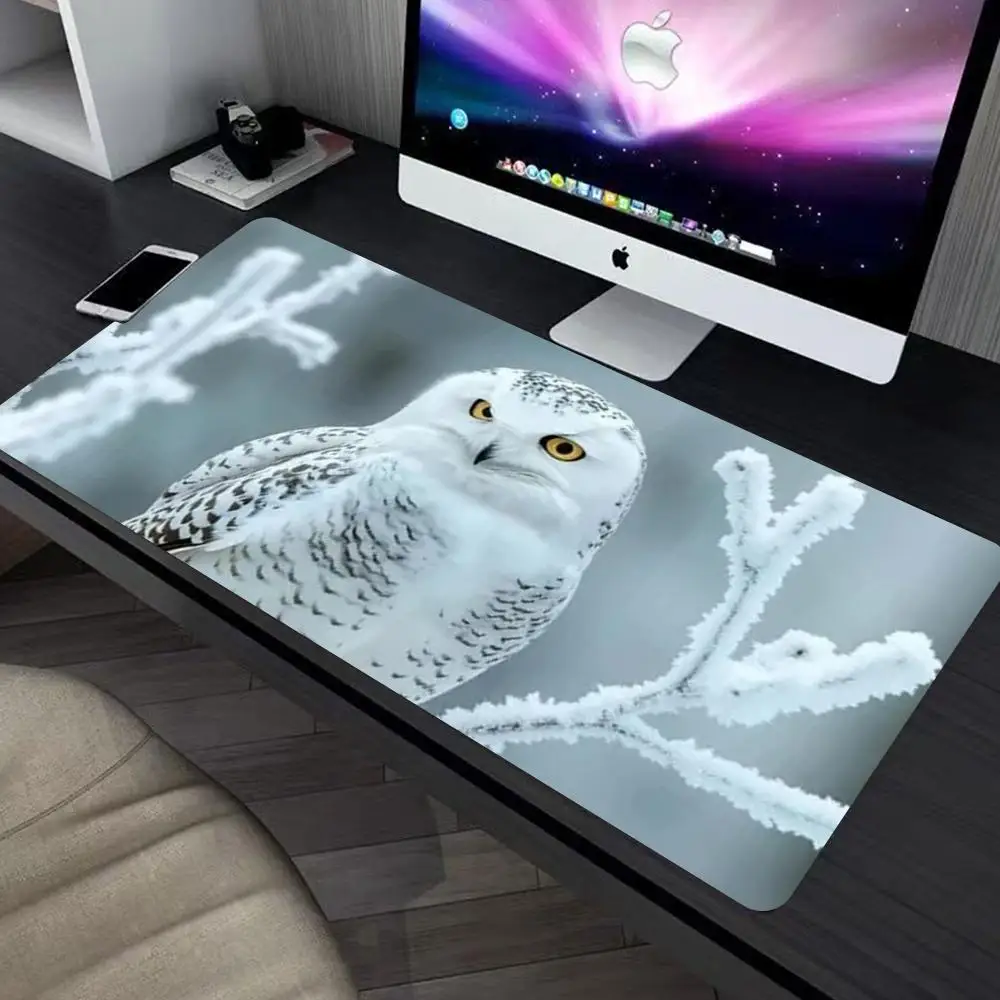 Owl Mouse Pad large keyboard mouse desk pad non-slip rubber gaming mouse pad laptop mouse carpet