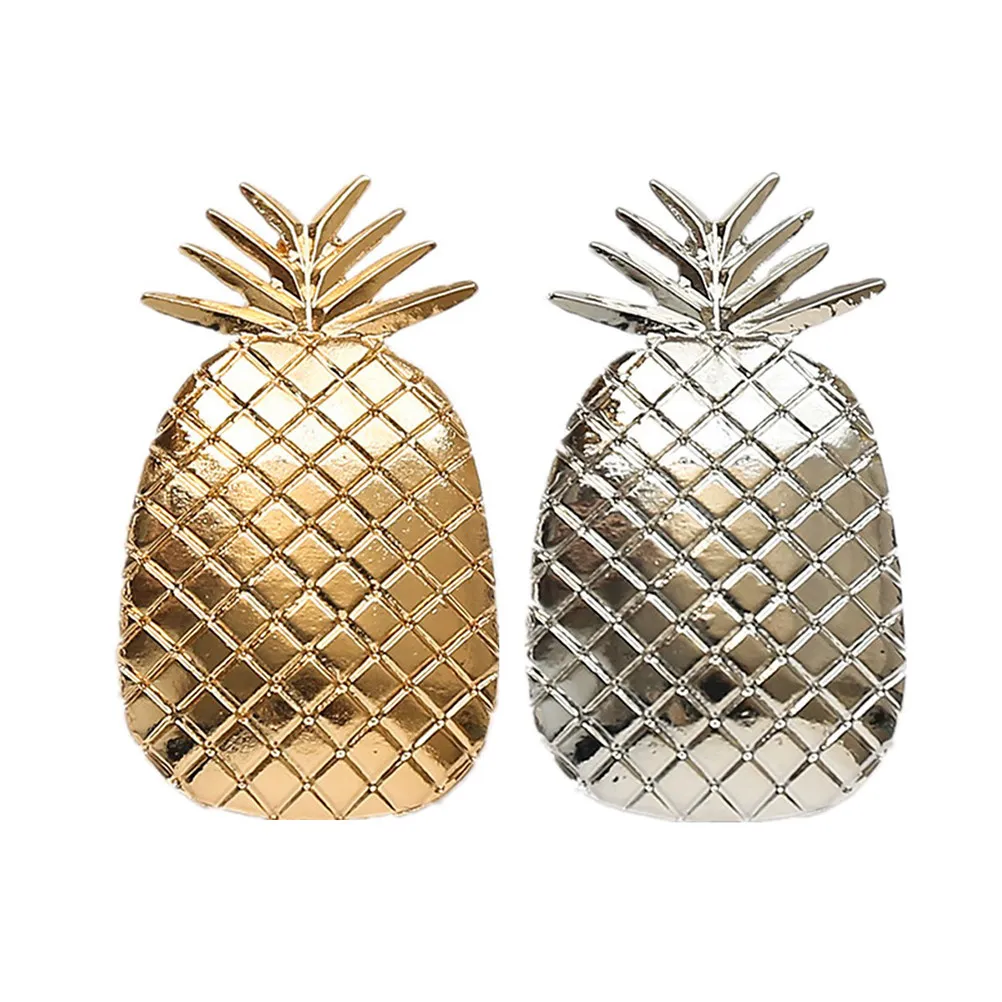 

2Pcs Pineapple Shape Hair Clips Fashion Alloy Hair Barrettes Golden Silver Hairpins Accessories Decoration for Women Girls