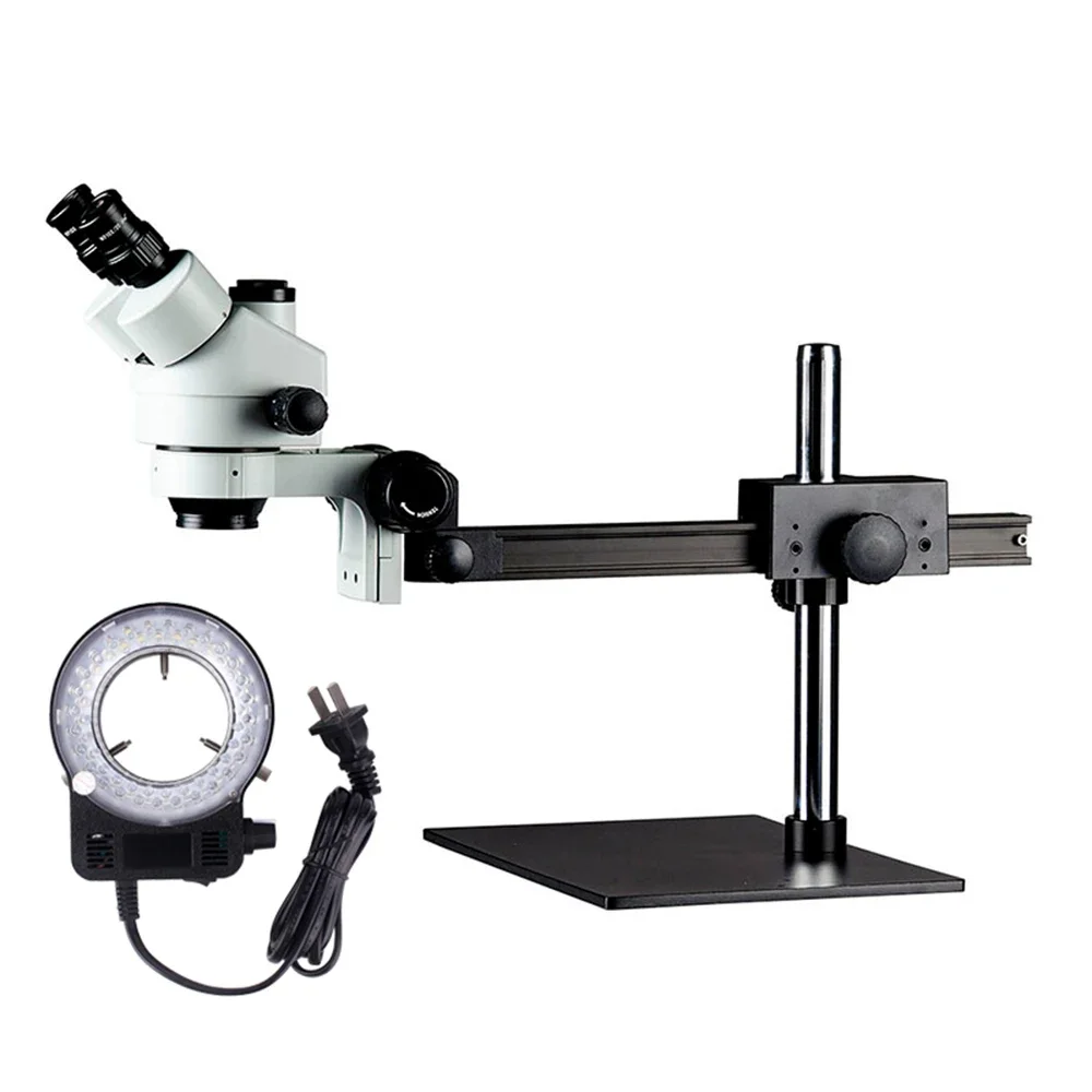 

Professional Usb Digital Camera Video Triocular Stereo Microscope Zoom Bracket Industrial Manufacturers Use Led Lights Ghting