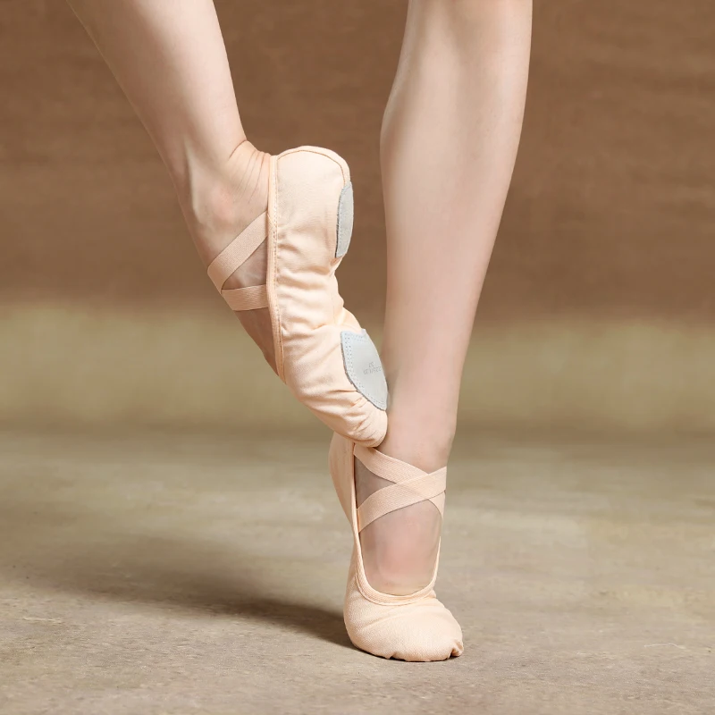

Женские Балетные туфли для девушек, эластичные танцевальные туфли, профессиональные танцевальные тренировочные туфли, обувь для фитнеса и йоги