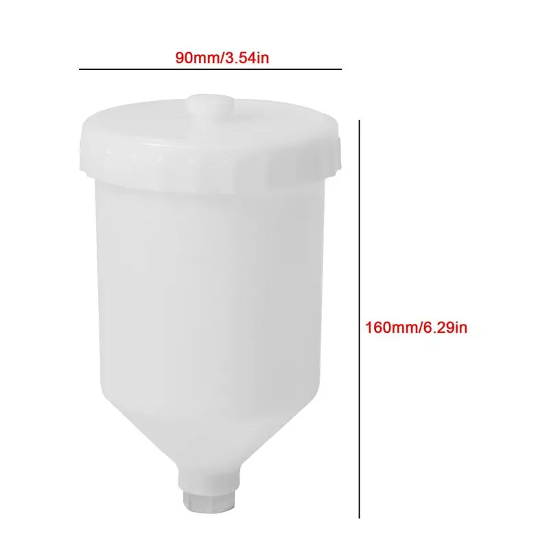 Y51A-4X 600Ml Paint Watering Can Air Spray Tool Plastic Pot Thread Connector Spray Tool