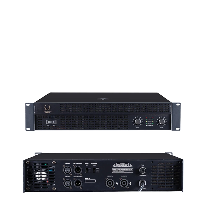 

Professional 2-Channel High Power Amplifier 2x1350 DE1300 Stereo Audio Power Amp for Line Array Speaker