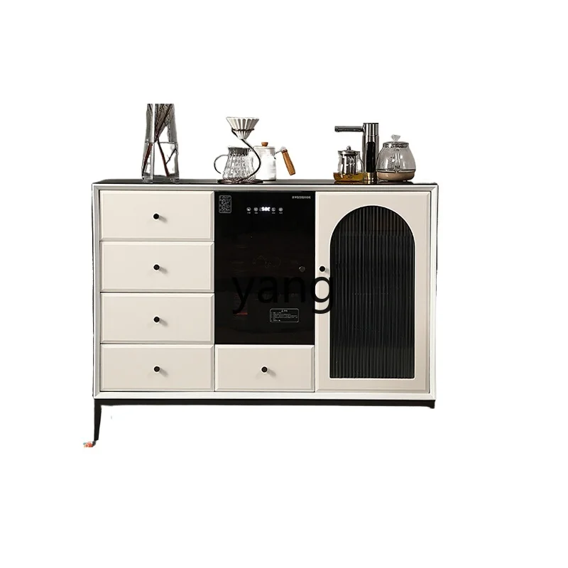 

LTT living room high-end light luxury smart tea bar machine integrated cabinet with disinfection household solid wood drinking