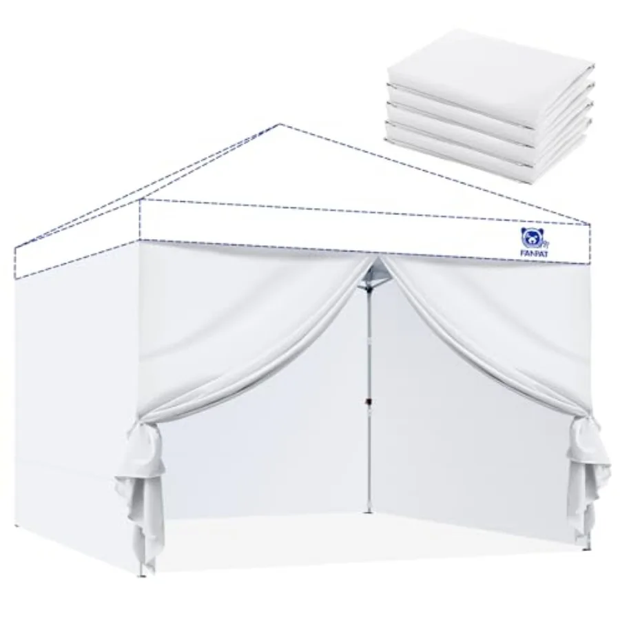 

Боковые стенки для шатра-тентов 10x10, водонепроницаемые, 210D, 4 шт., с дверями, только боковые стенки (4 шт.) для шатра-тента.