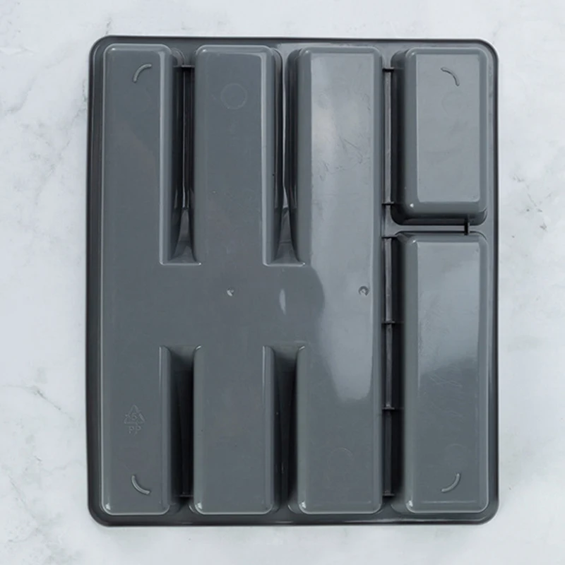 

Tableware Tray, Chopsticks, Knives, Forks, Cutlery Storage Box, Kitchen Drawer Storage Partition Box, Tools