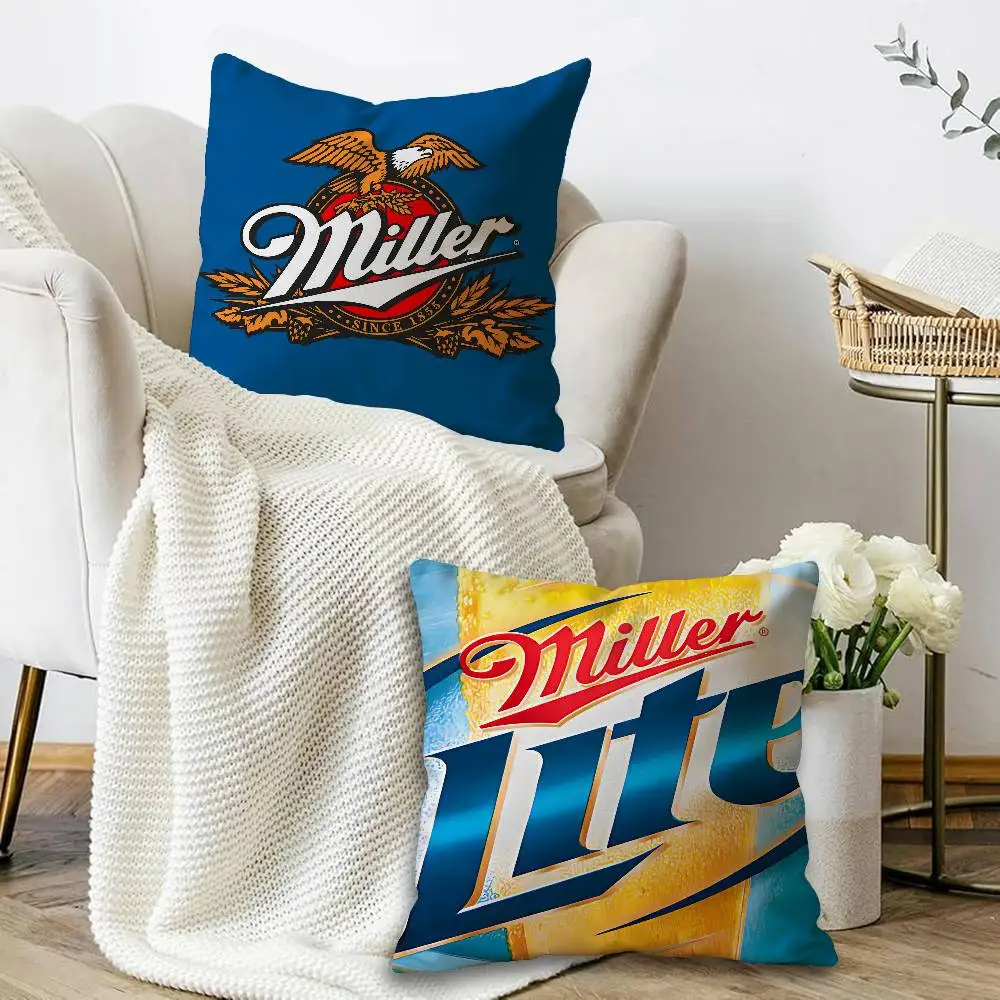 M-Miller Pillow Anime Pillow Sofa Bed Head Pillow Cover Cushion Cover 45x45 cm Fashion