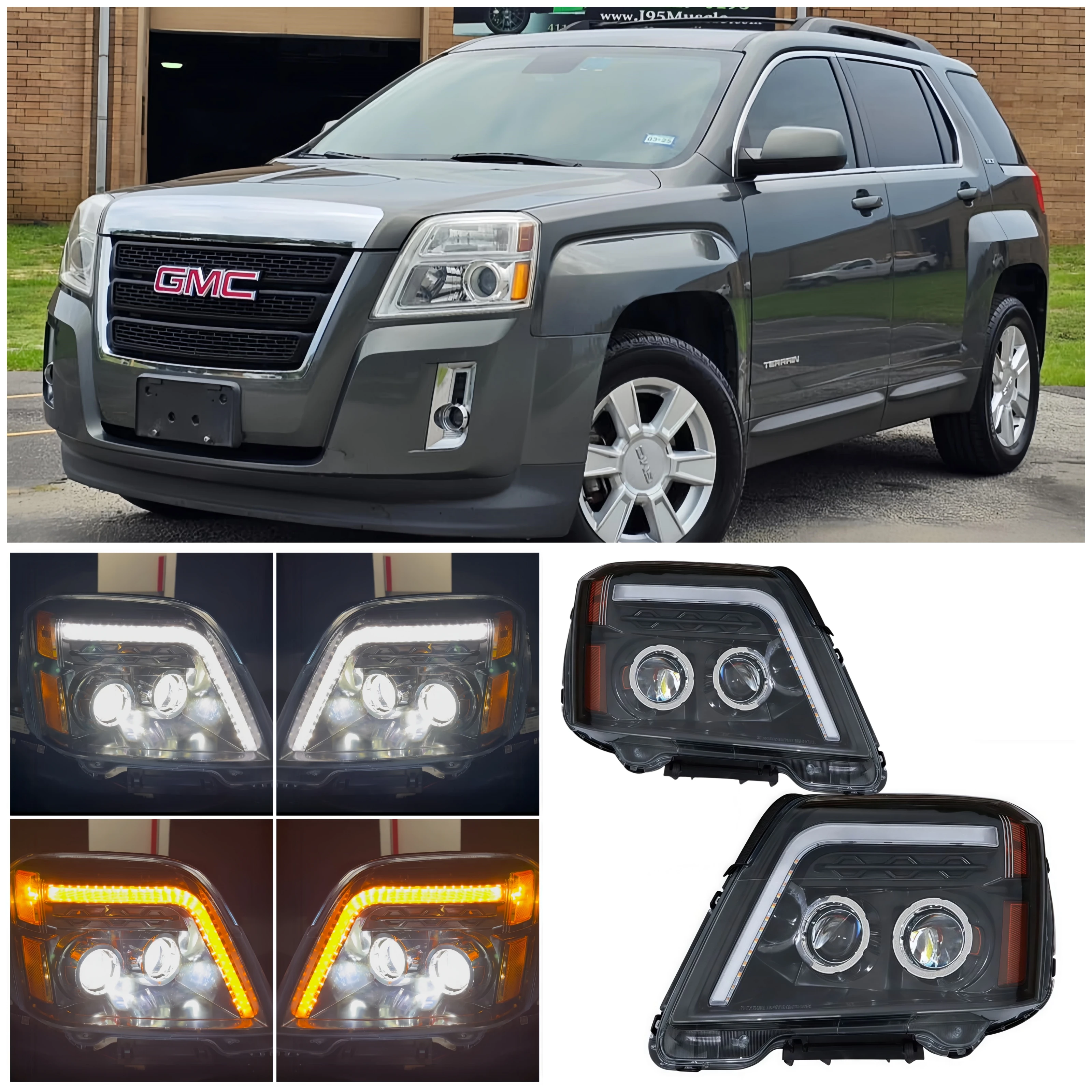 

1 шт. светодиодные фары, подходящие для фар GMC Terrain 2010-2015 года, американская версия