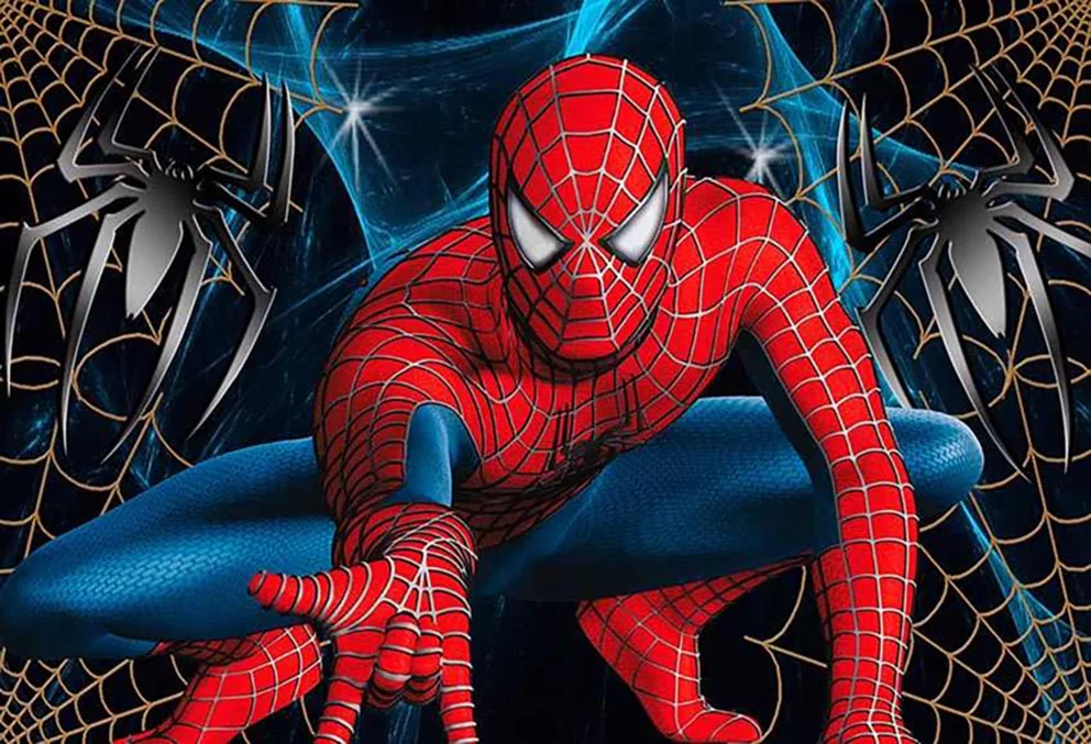 Superheld Hintergrund City Guard Boy Geburtstag Kulissen Fotografie Hintergrund Kinder Party Banner Dekor Superhelden Studio Shooting