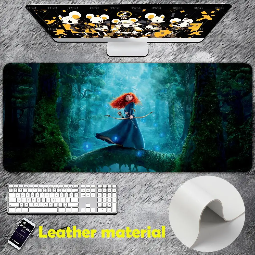 Brave Mouse Pad Large Gaming Pad XXL Desk Mat Non Slip Double Sided PU Game Mouse Computer Leather Keyboard Mat