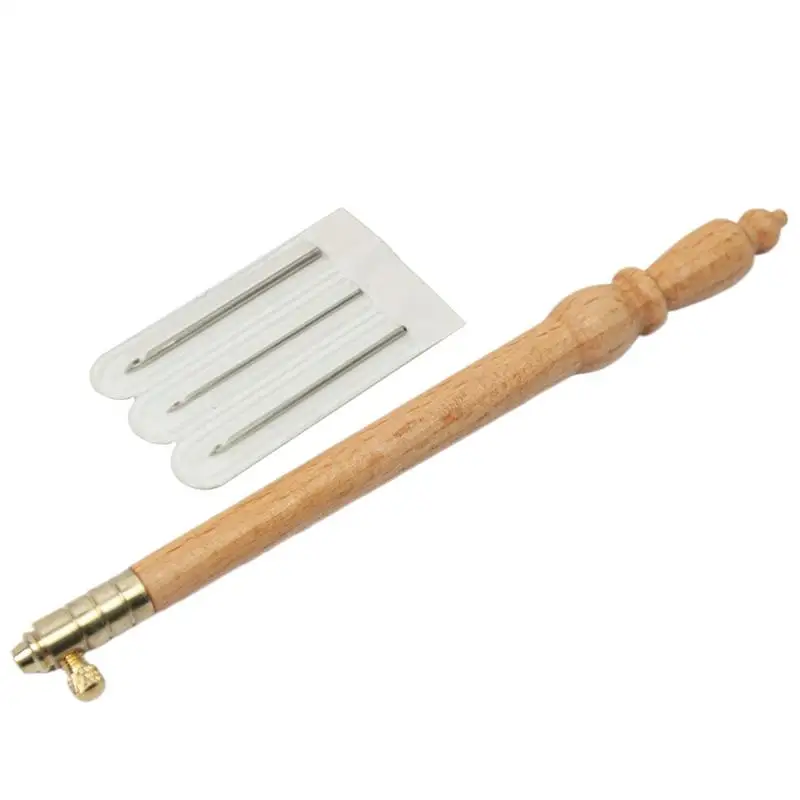 Tambour Hook Needles Beech Wood Embroidery Hoo With 3 Needles K Tambour Crochet Hook Tambour Hook Bead Embroidery Kit Crochet