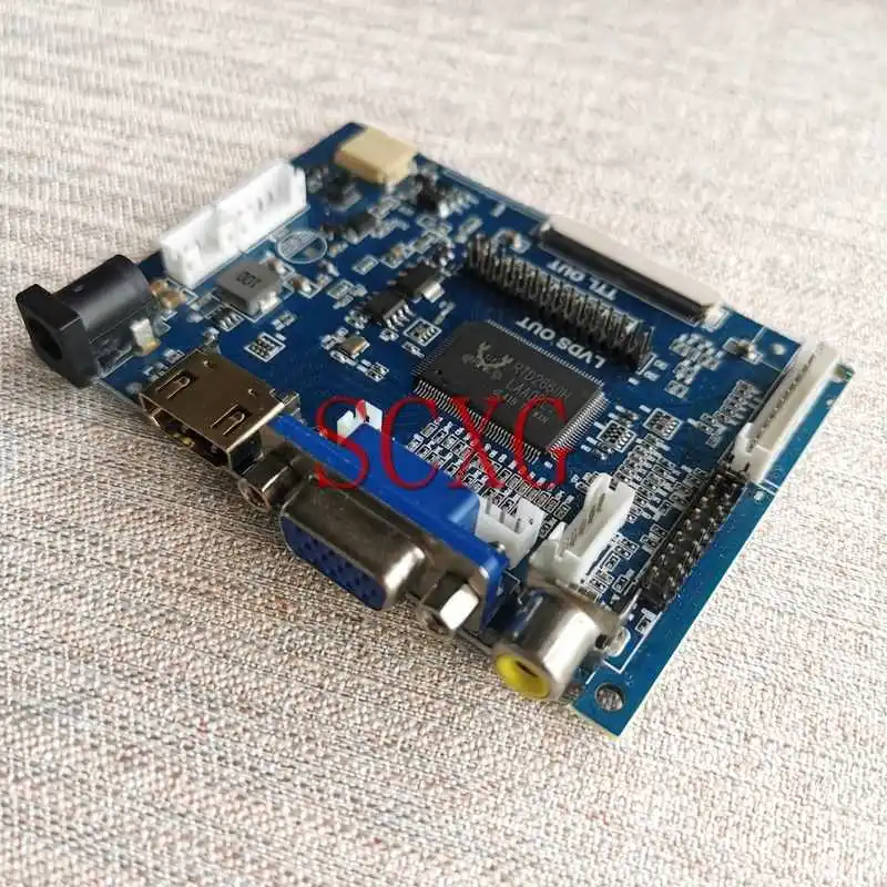 Imagem -04 - Placa do Controlador da Matriz do Monitor do Lcd Ajuste Ltm150xo M150x4 M150xn07 1024*768 Hdmi-compatível av Vga 20 Pinos Lvds 15 Kit Faça Você Mesmo 2ccfl