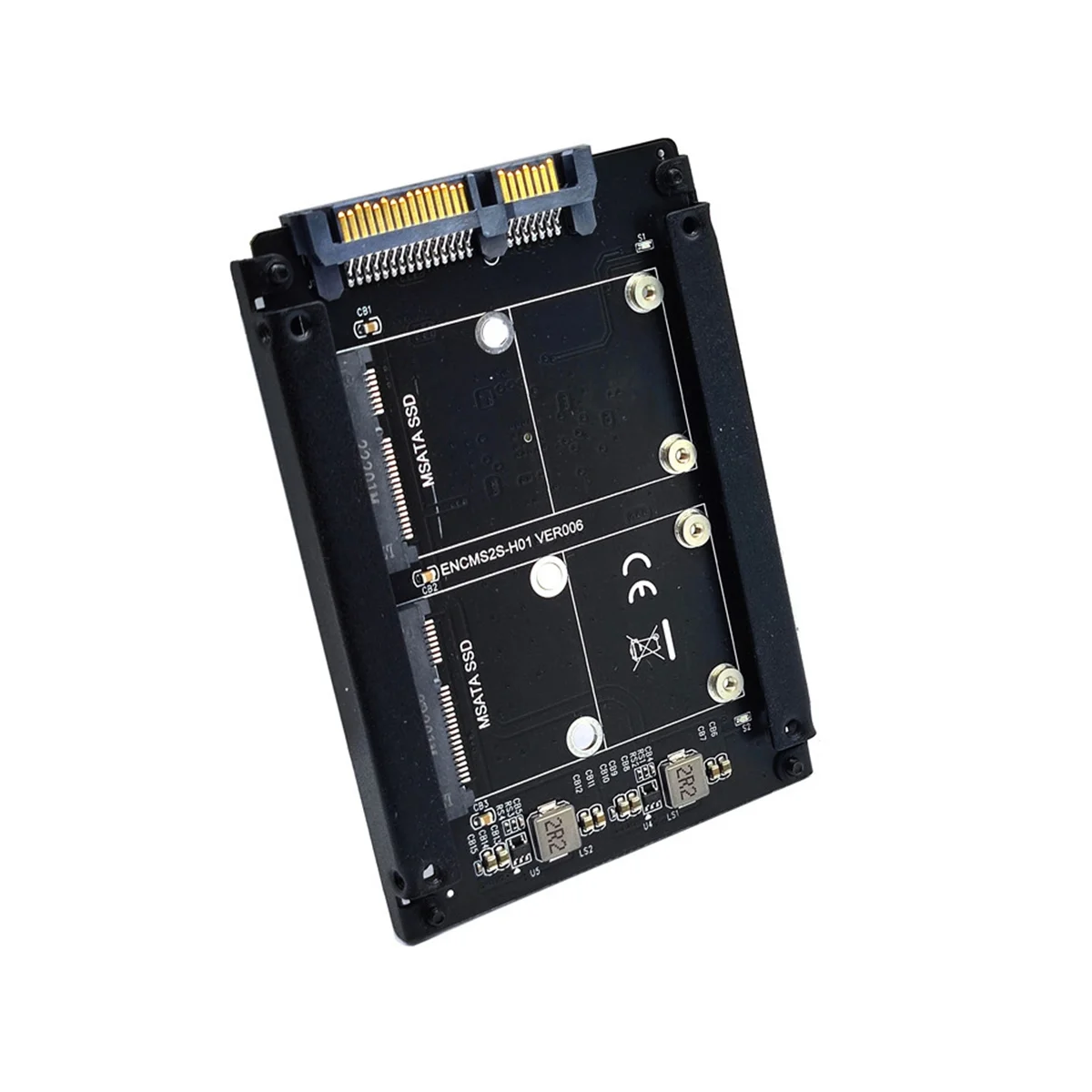 MSATA to SATA3 Adapter Card MSATA to SATA Card MINI SATA SSD Solid State Drive to 6G Interface Conversion Card Adapter